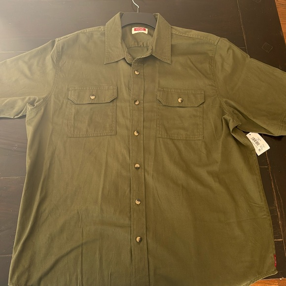 Wrangler Button up T Shirt - Picture 1 of 3